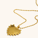 Classic Love Zircon Pendant Necklace – Waterproof 18K Gold Plated Necklace | Ezra Gems