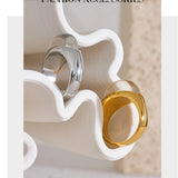 Geometric Cast Resin Statement Ring – Waterproof 18K Gold Plated Ring | Ezra Gems