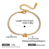 Initial Letter Chain Bracelet