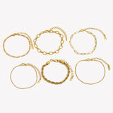 Classic Chain Link Bracelet – Waterproof 18K Gold Plated Bracelet | Ezra Gems