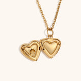 Birthstone Box Pendant Necklace – Waterproof 18K Gold Plated Necklace | Ezra Gems