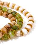 Resin Bead Spacer Chain Necklace – Waterproof 18K Gold Plated Necklace | Ezra Gems