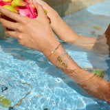 Initial Letter Chain Bracelet