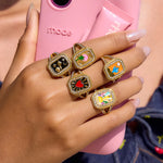 Tarot Heart Card Ring - Rings