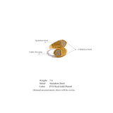 Heart Snake Statement Ring - Gold-Filled Waterproof Jewelry