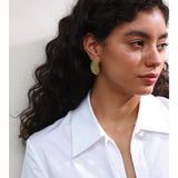 Resin Geometric Stud Earrings