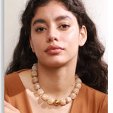 Acrylic Square Beads Chain Necklace
