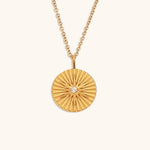 Star Glow Ray Pendant Necklace – Waterproof 18K Gold Plated Necklace | Ezra Gems