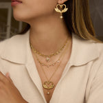 Swan Necklace and Earrings Set - Jewelry Sets
