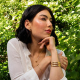 Geometric Line Statement Bracelet