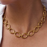 Chunky Twisted Statement Necklace