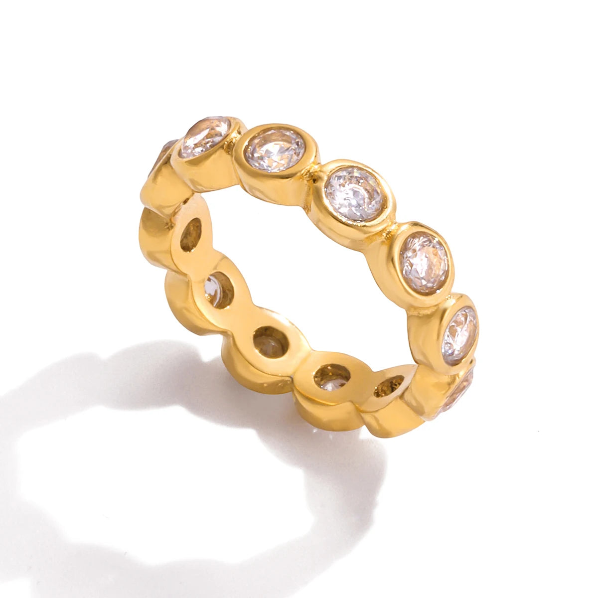 Zircon Sparkle Stackable Ring