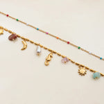 Seahorse Layered Ocean Necklace – Waterproof 18K Gold Plated Necklace | Ezra Gems