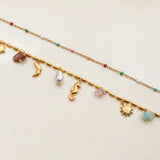 Seahorse Layered Ocean Necklace – Waterproof 18K Gold Plated Necklace | Ezra Gems