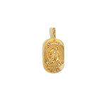 Constellation Square Pendant Necklace – Waterproof 18K Gold Plated Necklace | Ezra Gems