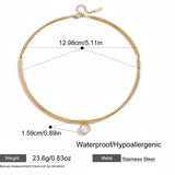 Viral Pendant Torque Choker Necklace