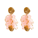 Fairy Resin Flower Petal Drop Earrings