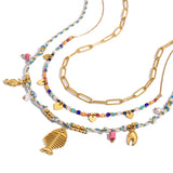 Coastal Charm Pendant Necklace