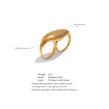 Double Finger Statement Ring
