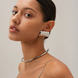 Rectangular Glossy Stud Earrings