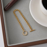 Toggle Clasp Chain Bracelet