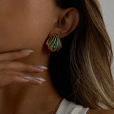 Abalone Shell Stud Earrings