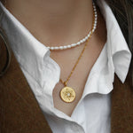 Star Glow Ray Pendant Necklace – Waterproof 18K Gold Plated Necklace | Ezra Gems