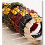 Resin Wide Statement Bangle