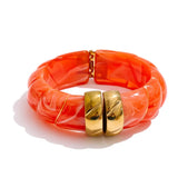Resin Wide Statement Bangle