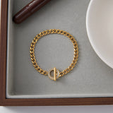 Toggle Clasp Chain Bracelet