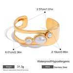 Tiger Eye Stone Hollow Bracelet – Waterproof 18K Gold Plated Bracelet | Ezra Gems