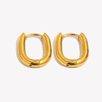 Mini O-Shape Huggie Hoop Earrings – Waterproof 18K Gold Plated Earrings | Ezra Gems