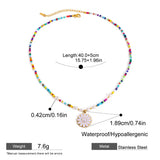 Sun & Starfish Bead Necklace