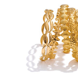 Ocean Charm Cuff Bracelet