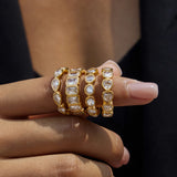 Zircon Sparkle Stackable Ring