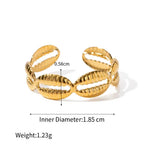 Mixed Link Open Stacking Ring – Waterproof 18K Gold Plated Ring | Ezra Gems