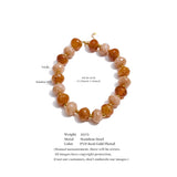 Chunky Resin Round Bead Necklace – Waterproof 18K Gold Plated Necklace | Ezra Gems