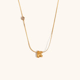 Sparkling Zircon Initial Necklace – Waterproof 18K Gold Plated Necklace | Ezra Gems