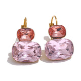 Crystal Candy Stud Earrings – Waterproof 18K Gold Plated Earrings | Ezra Gems