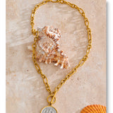 Angel Pendant Toggle Necklace