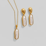 Ocean Water Pearl Set