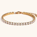 AAA Zircon Tennis Jewelry – Waterproof 18K Gold Plated Necklace and Bracelet | Ezra Gems