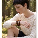 Stackable Multi-Color Resin Bangle – Waterproof 18K Gold Plated Bracelet | Ezra Gems