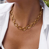 Chunky Twisted Statement Necklace