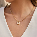 Lock and Key Layered Necklace Set - Necklaces