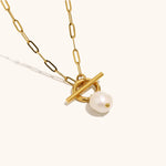 Baroque Freshwater Pearl Pendant Necklace – Waterproof 18K Gold Plated Necklace | Ezra Gems