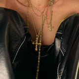 Colorful Cross Pendant Necklace