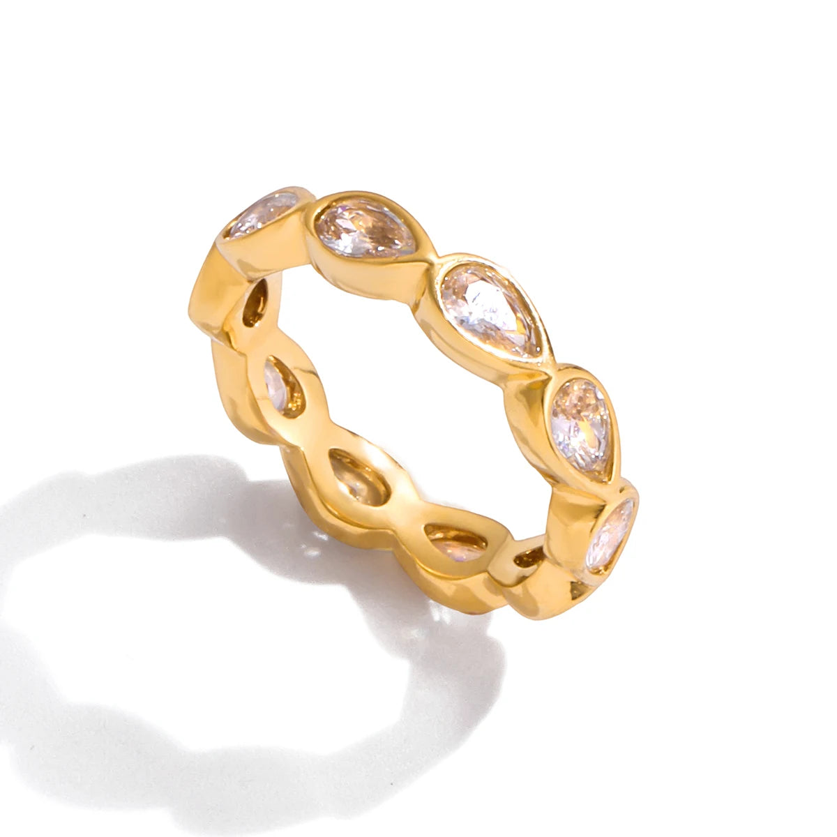Zircon Sparkle Stackable Ring