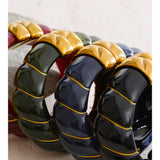 Resin Wide Statement Bangle