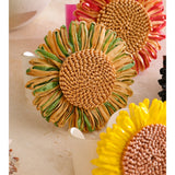 Sunflower Resin Cuff Bangle Bracelet – Waterproof 18K Gold Plated Bracelet | Ezra Gems